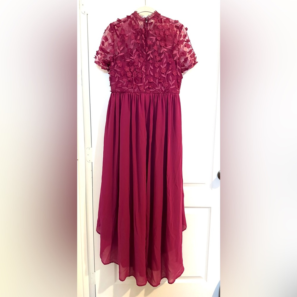 Chi Chi Maternity floral appliqué maternity dress